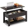 Coffee Table, 39 Lift Top Coffee Table with Hidden Compartment and Storage Shelf