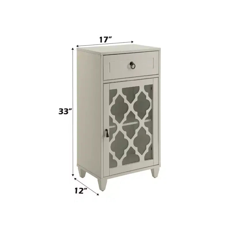 Retro Bedroom Dresser Nightstand with 5 Faux Wood Grain Drawers, Storage Chest Cabinet with Metal Glides