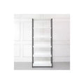 HomeStock 77.7 in.H x 31.5 in.W White Wood Composite Closet System for Universal Storage with Storage Bins