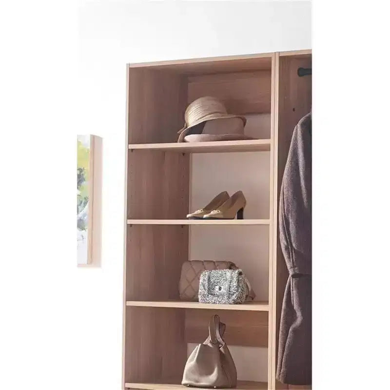 Freestanding Walk-in Wood Closet System