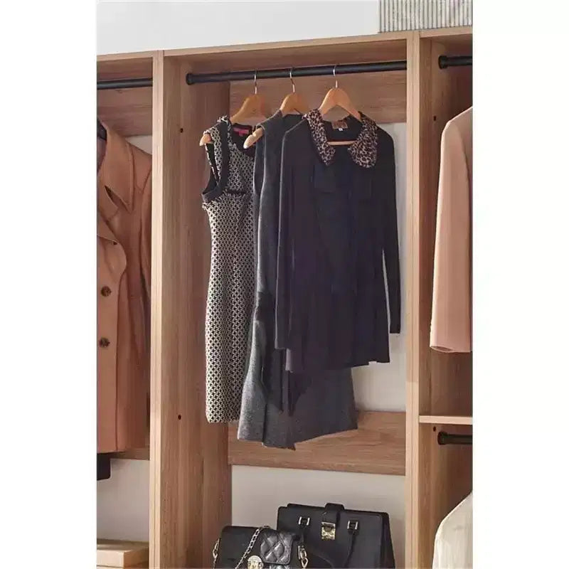 Freestanding Walk-in Wood Closet System