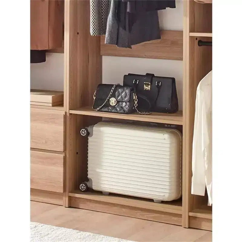 Freestanding Walk-in Wood Closet System