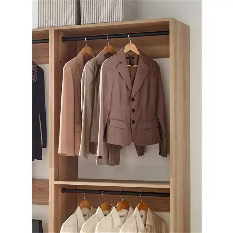 Freestanding Walk-in Wood Closet System