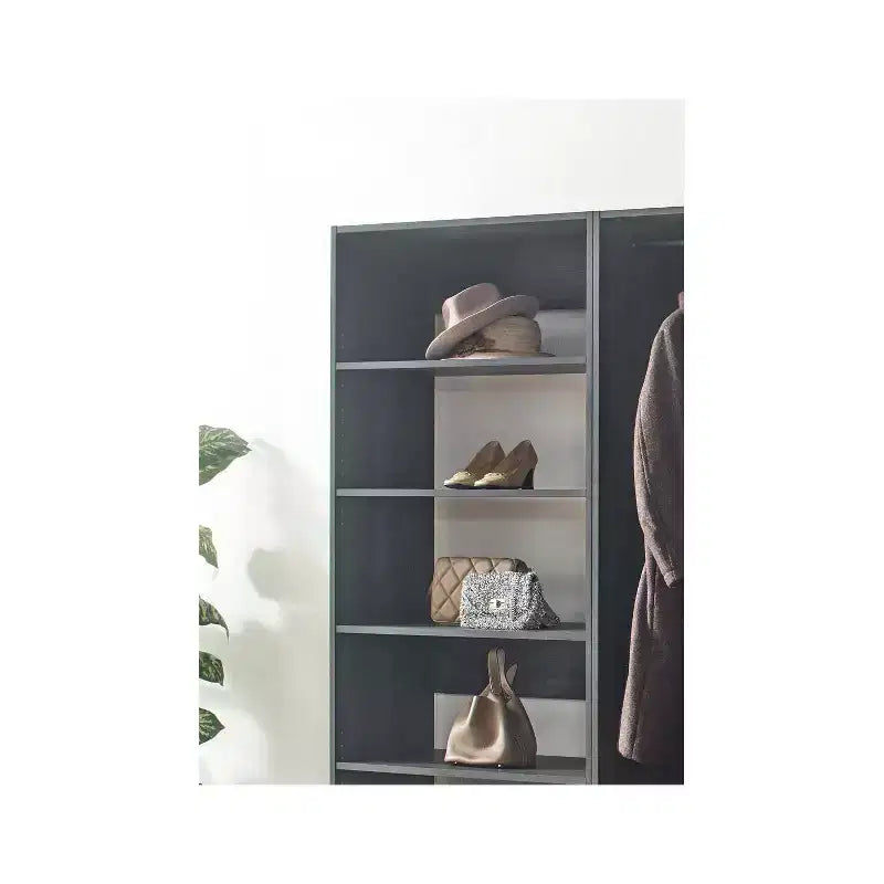 Freestanding Walk-in Wood Closet System