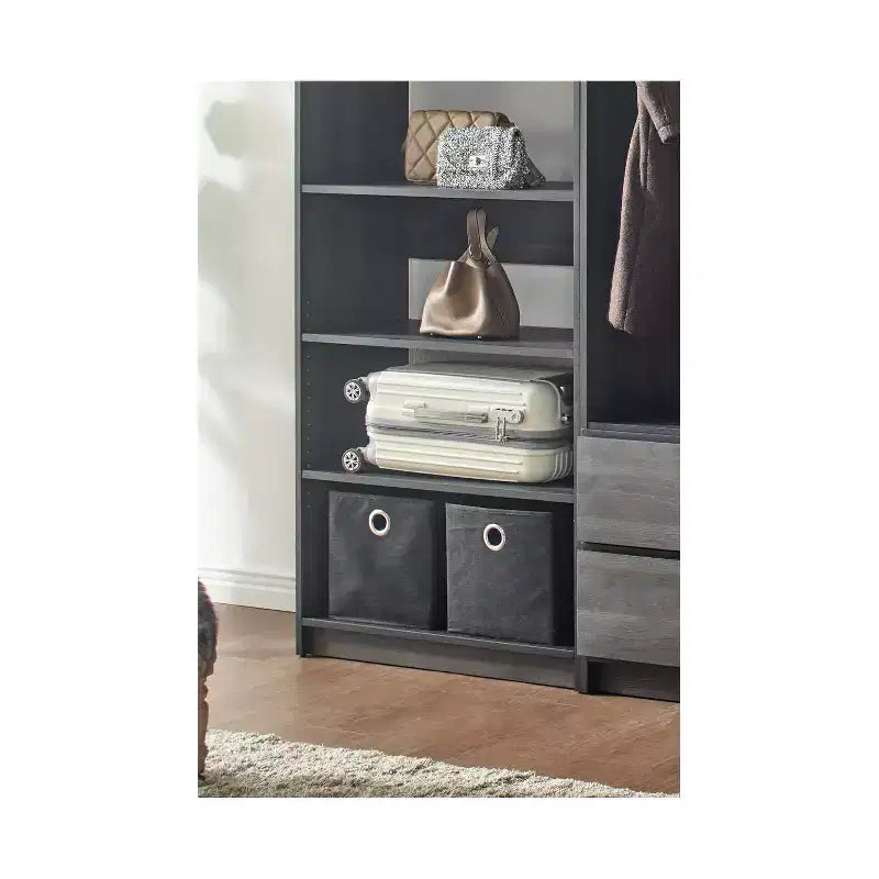 Freestanding Walk-in Wood Closet System