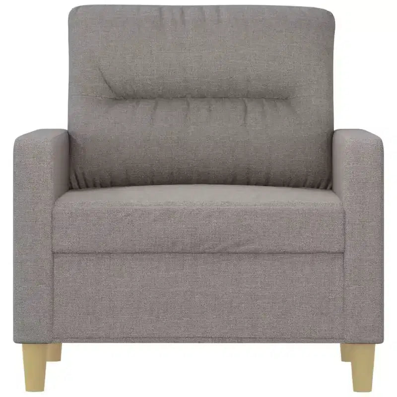 Sofa Chair in Light Gray – Breathable Fabric, Sturdy Frame & Modern Design