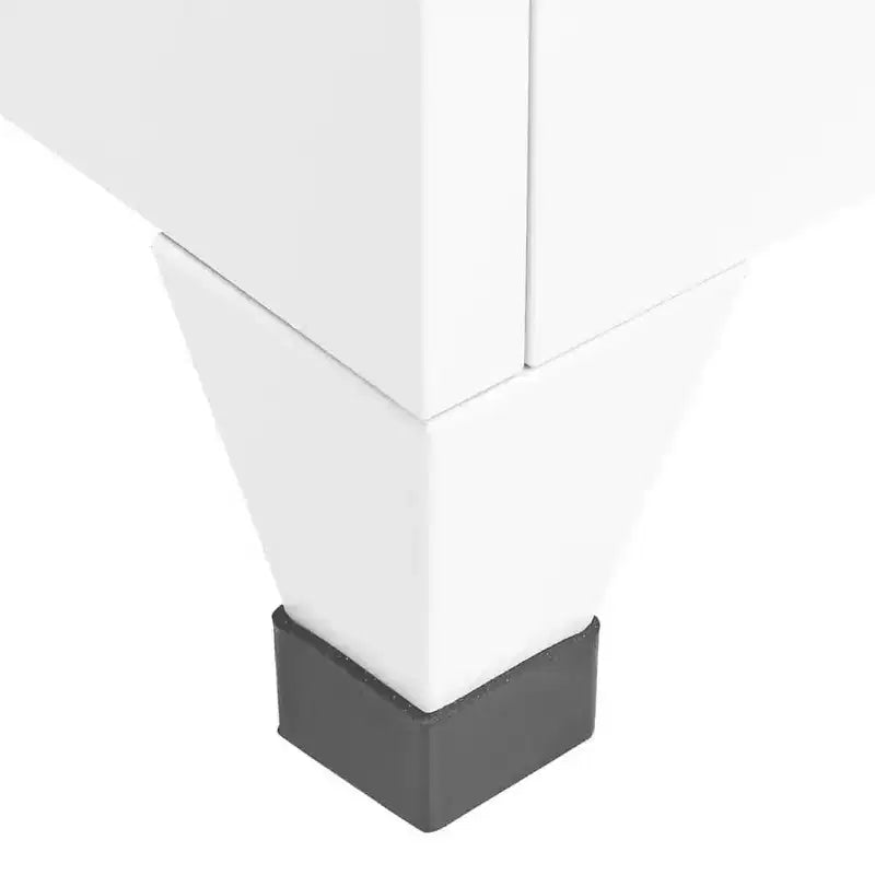 White Steel Locker Cabinet with 4 Doors