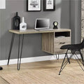 GDFStudio Virginia Modern 45 Computer Desk with Drawer and Metal Legs