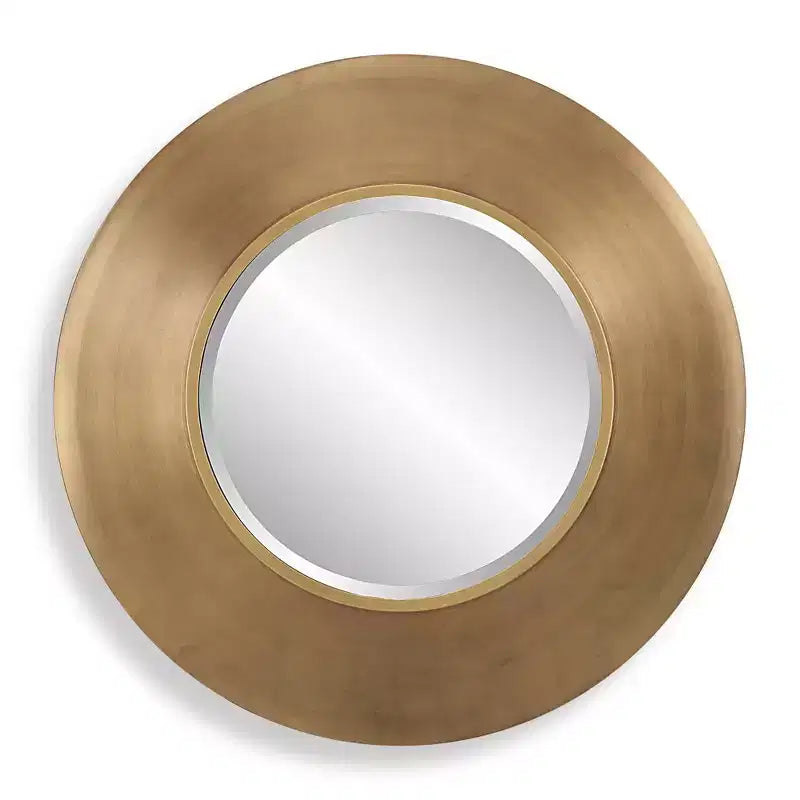 Uttermost Contessa Antique Gold 29 1/2 Round Wall Mirror