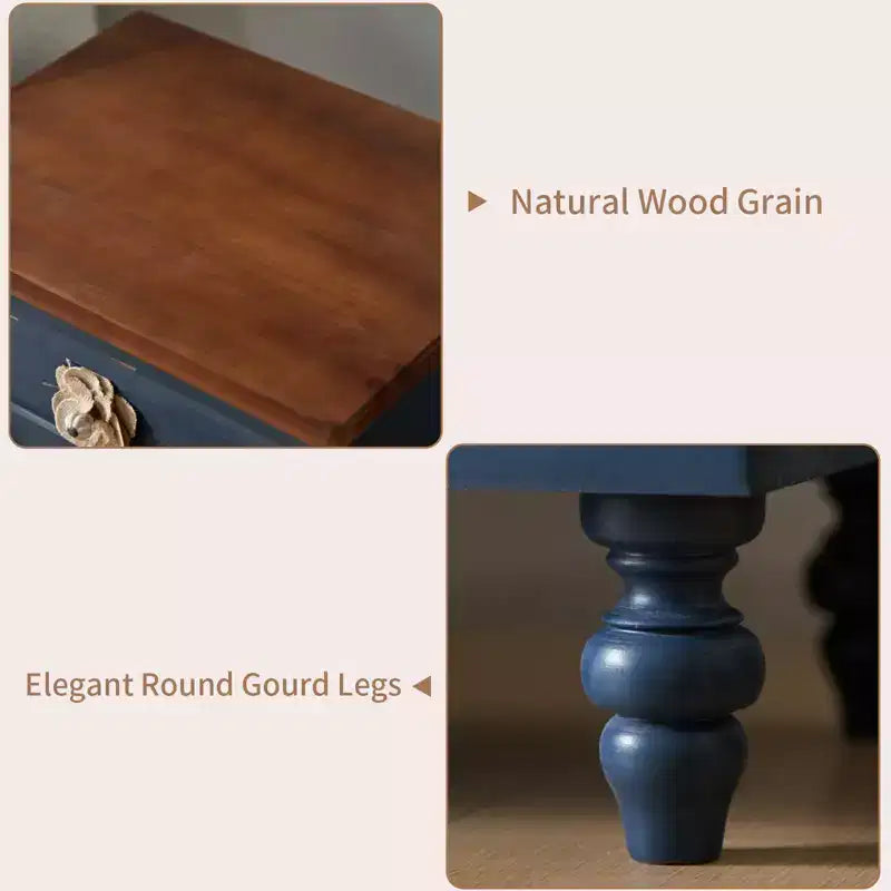3 Drawer Nightstand for Bedroom Living Room