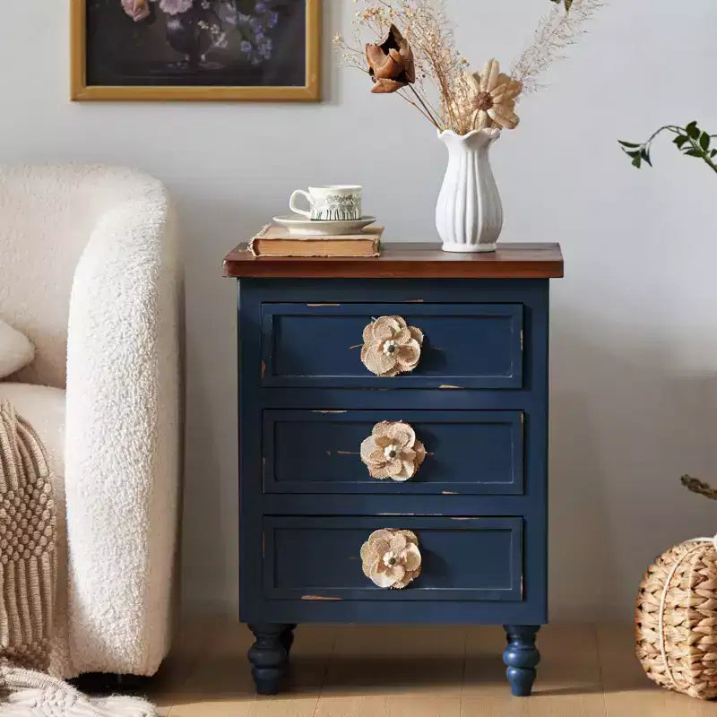 3 Drawer Nightstand for Bedroom Living Room