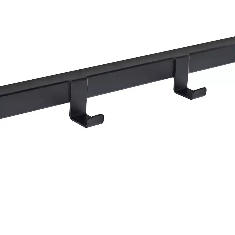 Rustic Wood Coat Hook with Shelf Dark Brown - Wall-Mounted Storage, 5 Hooks, No Assembly Required