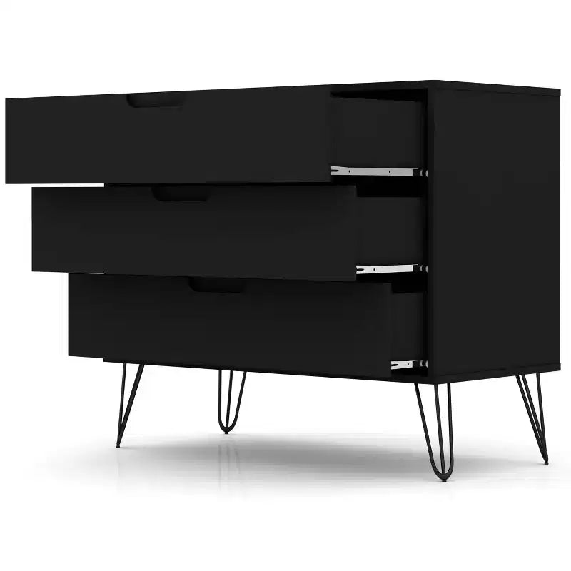 Mid-Century Modern 3-Drawer Dresser