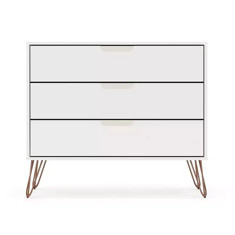 Mid-Century Modern 3-Drawer Dresser