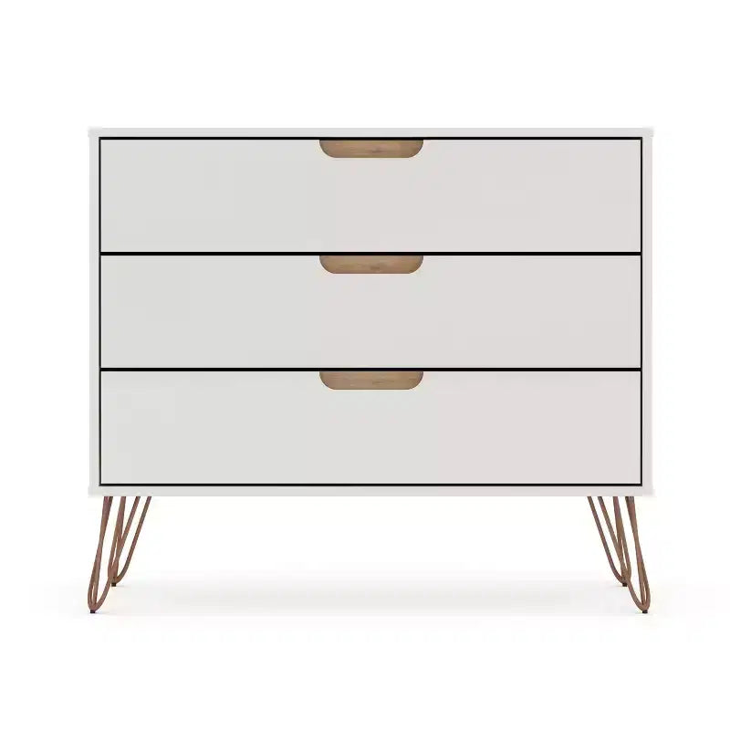Mid-Century Modern 3-Drawer Dresser