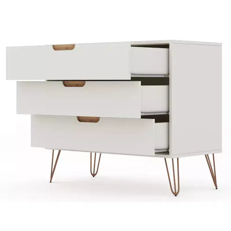Mid-Century Modern 3-Drawer Dresser