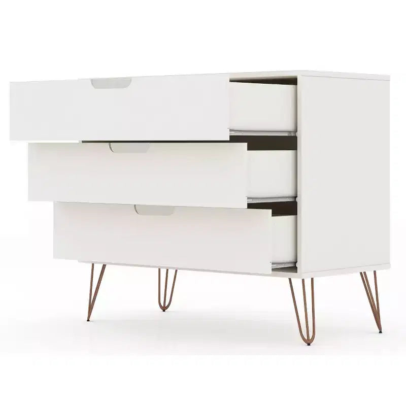 Mid-Century Modern 3-Drawer Dresser