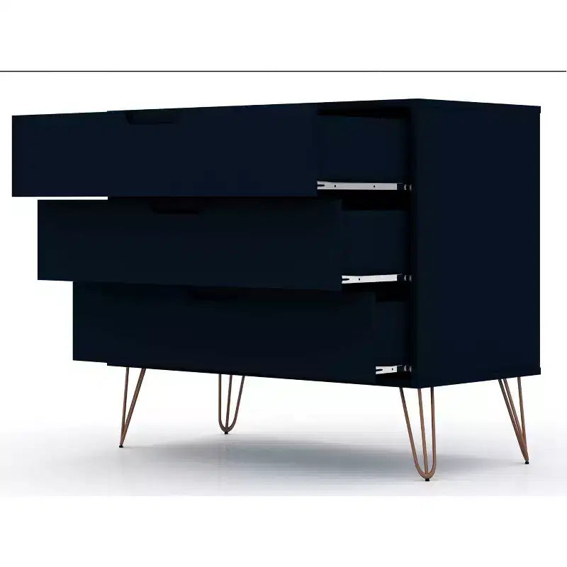 Mid-Century Modern 3-Drawer Dresser
