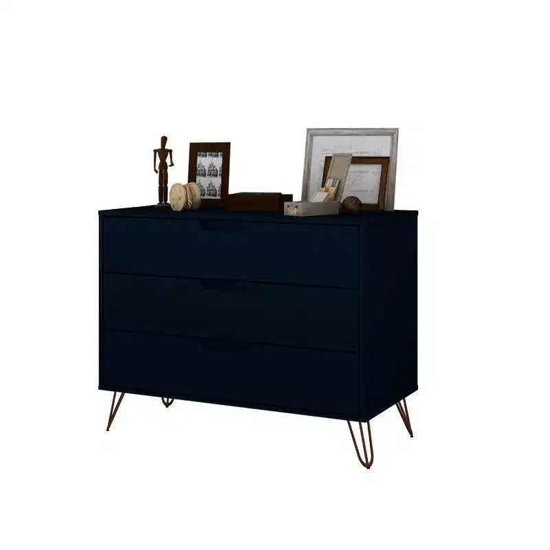 Mid-Century Modern 3-Drawer Dresser