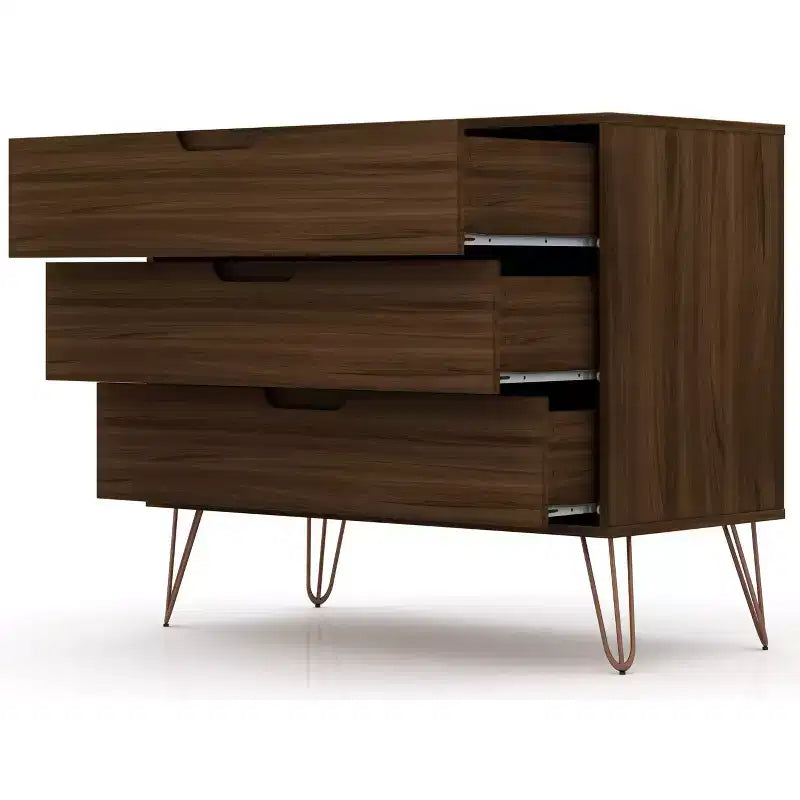 Mid-Century Modern 3-Drawer Dresser
