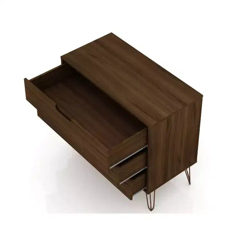 Mid-Century Modern 3-Drawer Dresser