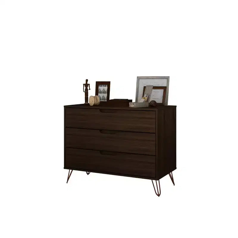 Mid-Century Modern 3-Drawer Dresser