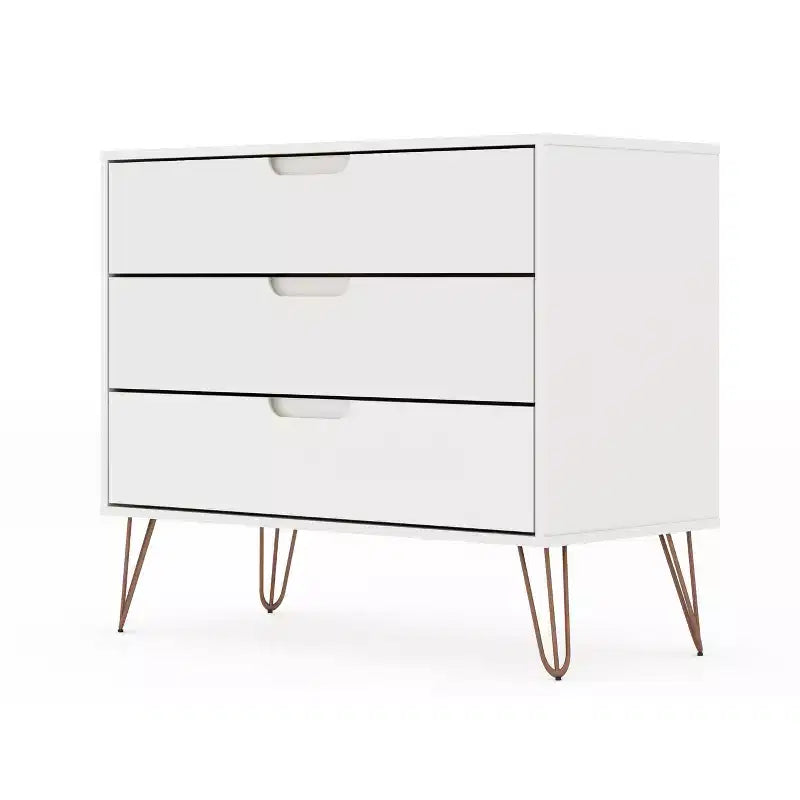 Mid-Century Modern 3-Drawer Dresser