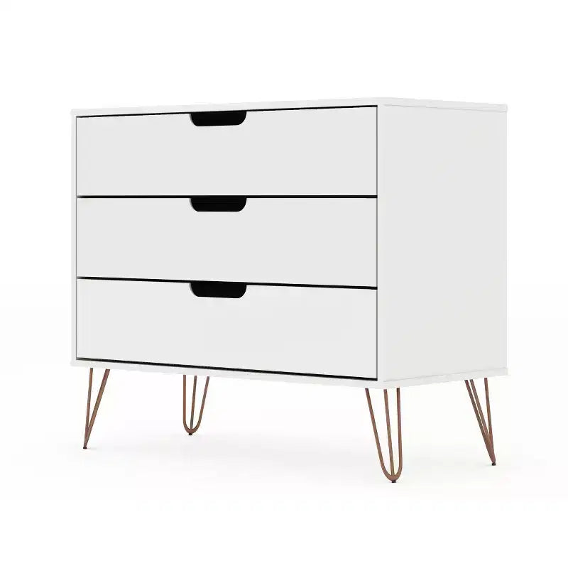 Mid-Century Modern 3-Drawer Dresser