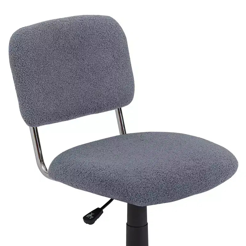Comfy Height Adjustable Swivel Armless Home Office Chair