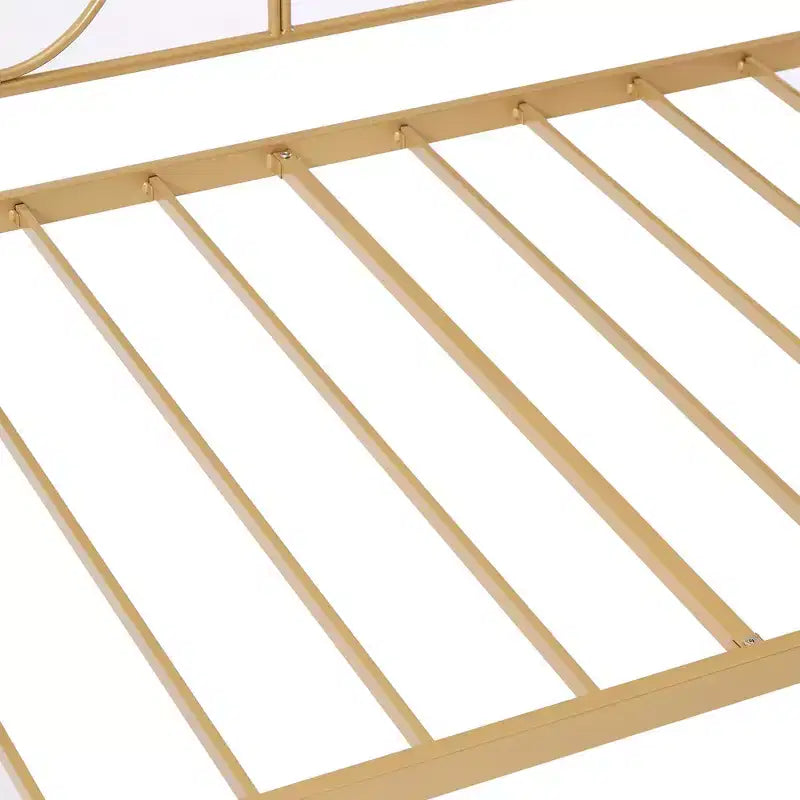 Twin Metal Daybed Frame, Sofa Bed with Under-bed Storage, Easy Assembly, No Box Spring Needed