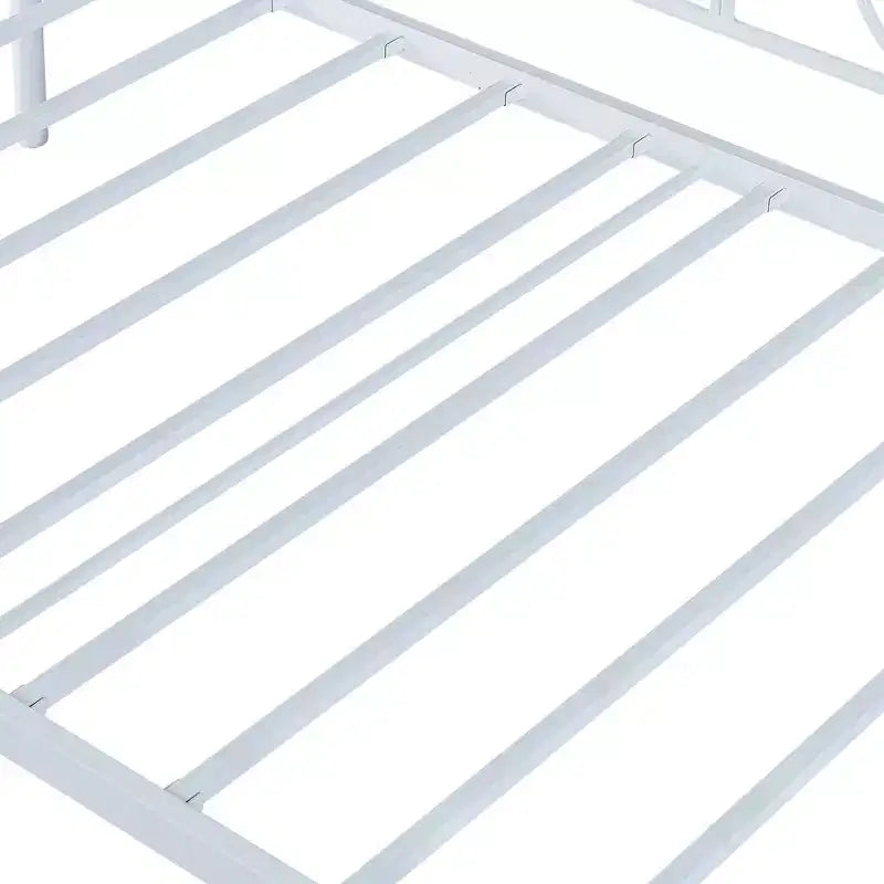 Twin Metal Daybed Frame, Sofa Bed with Under-bed Storage, Easy Assembly, No Box Spring Needed